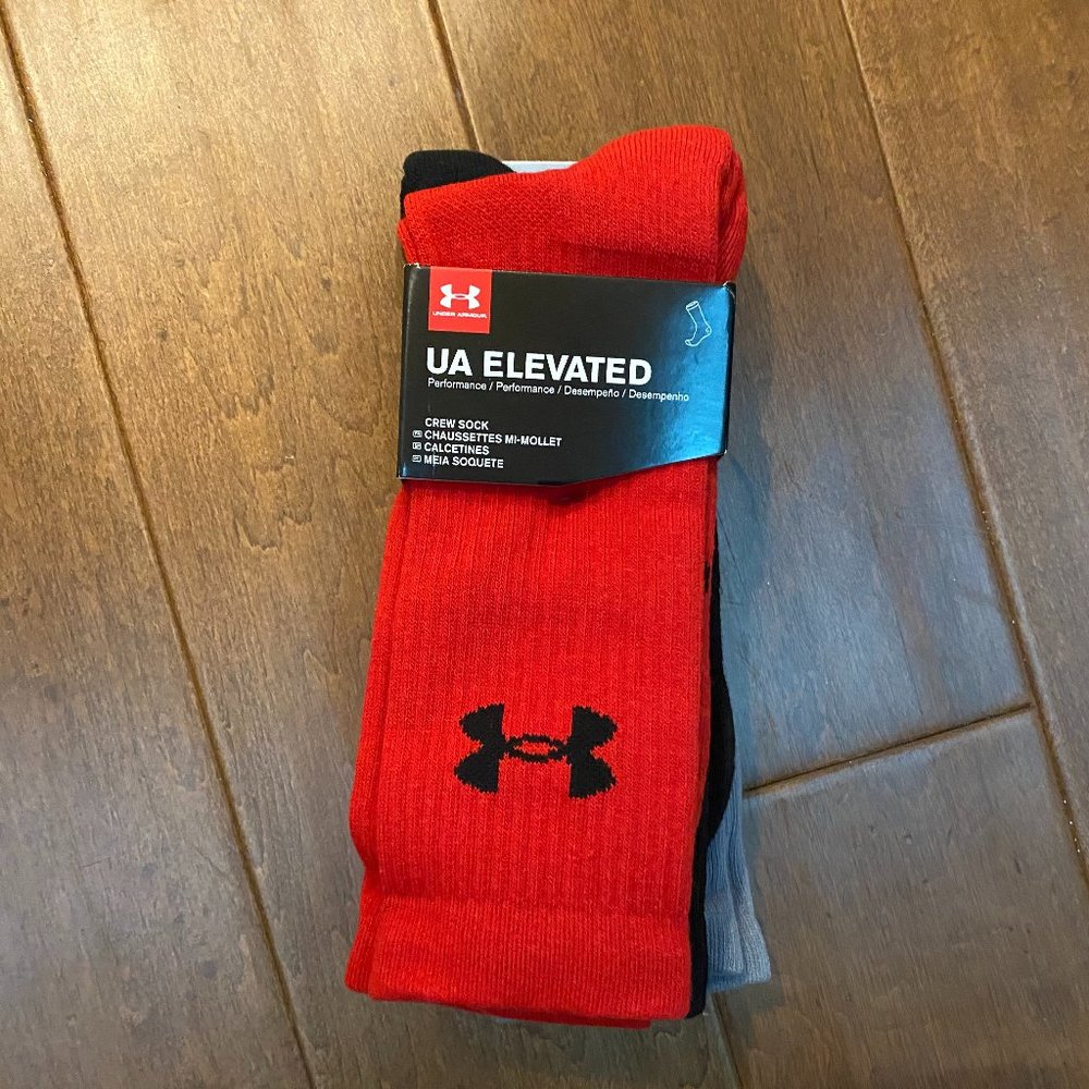 Under Armour Men's Elevated Performance Crew Socks